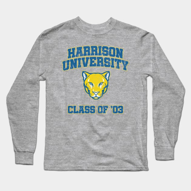 Harrison University Class of 03 - Old School Long Sleeve T-Shirt by huckblade